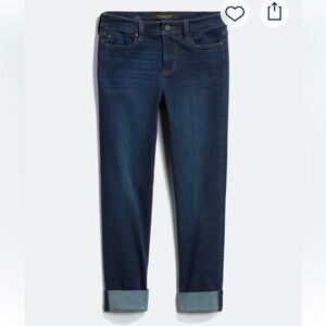 Liverpool Charlie Crop Wide Rolled Cuff Jean Size 10P Gently Worn